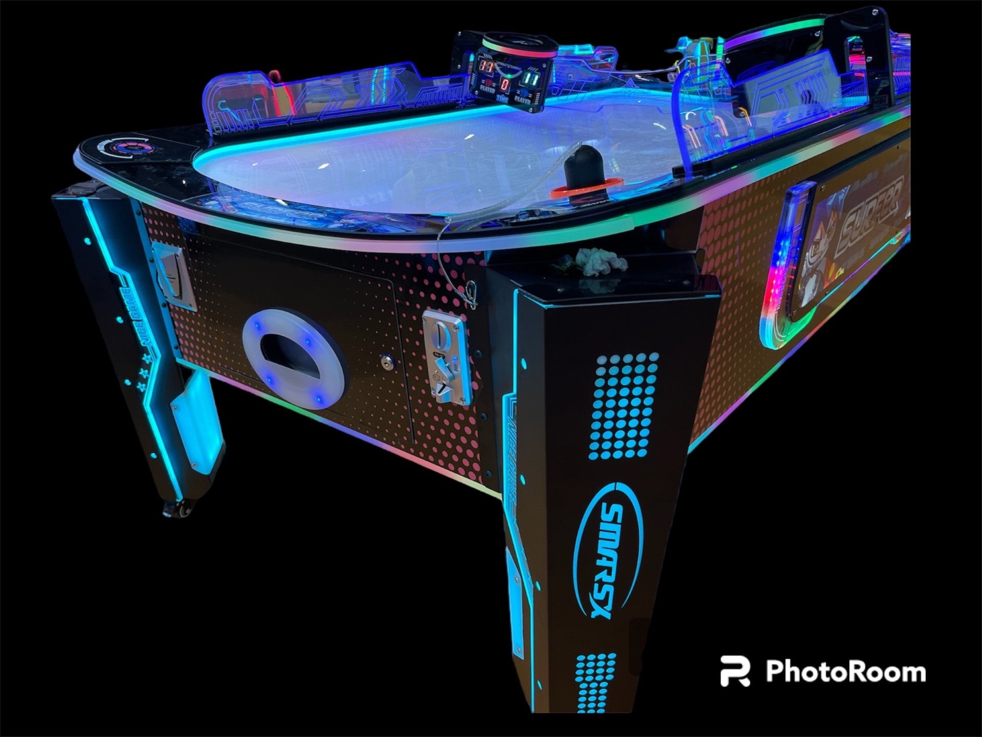Surfer Curved Air Hockey Table