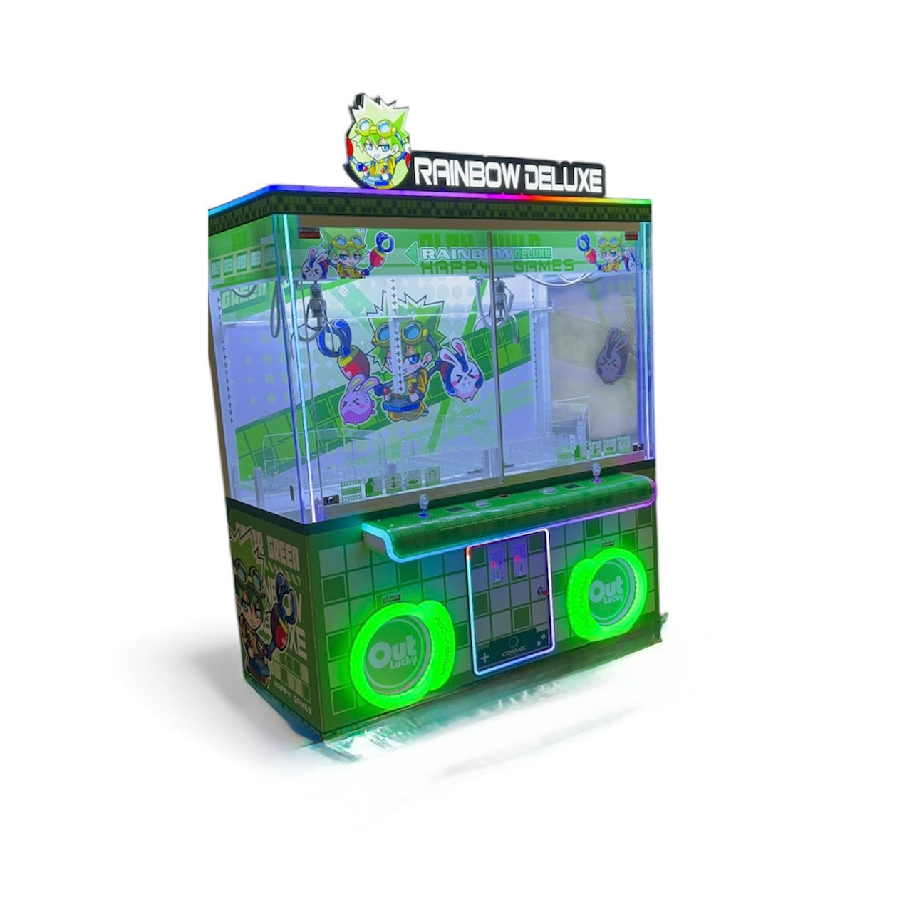Rainbow Crane Deluxe - Claw machine Twin