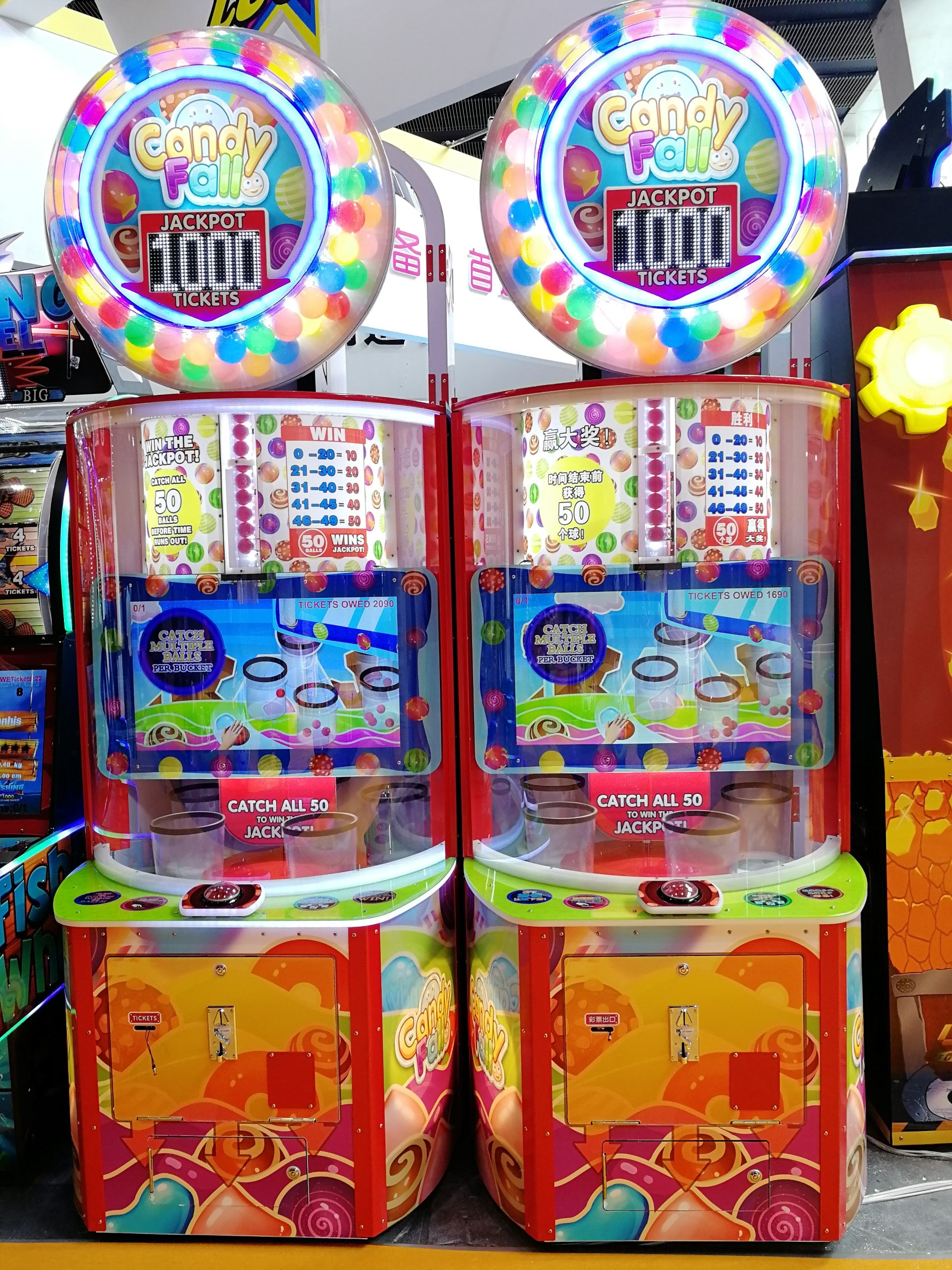 Candy Falls - Redemption - Arcade Game