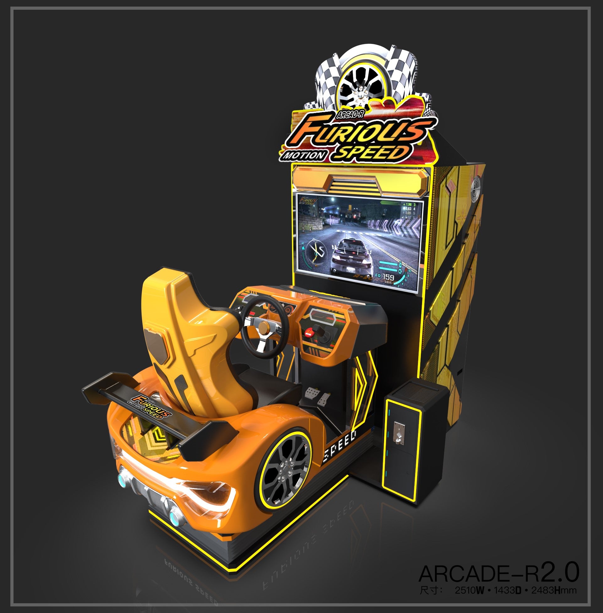 Furious Speed - Motion - Video Arcade Game